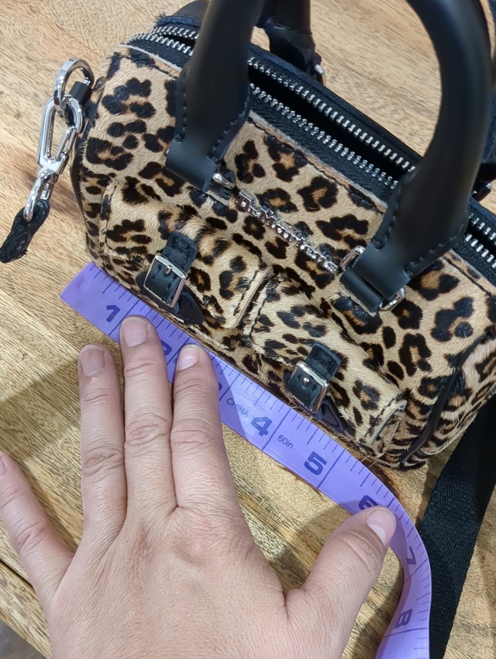 DrMartens Micro Leopard Print Crossbody Bag (Used Once).... - Picture 11 of 17